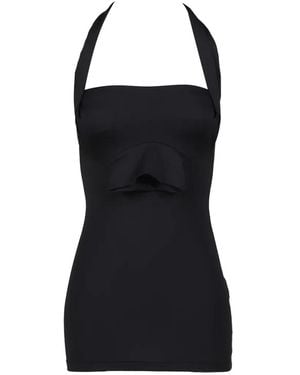 Vetements Halterneck Mini Dress - Black