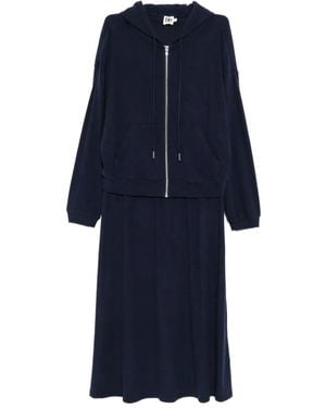 B+ AB Brushed Skirt Set (Set Of Two) - Blue