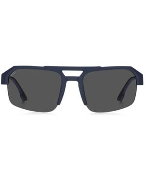 BOSS Square-Frame Sunglasses - Grey