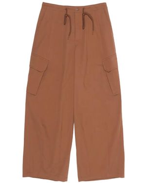 Bimba Y Lola Drawstring Cargo Trousers - Brown