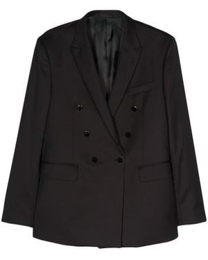 Reveres 1949 Double-Breasted Blazer - Black