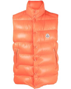 Moncler Tibb パデッドベスト - オレンジ