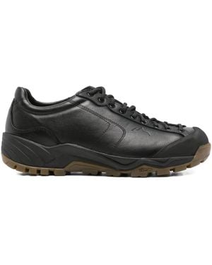 Diemme Leather Paneled Sneakers - Black