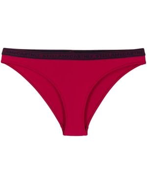 Stella McCartney Bikinislip Met Logo Afwerking - Rood