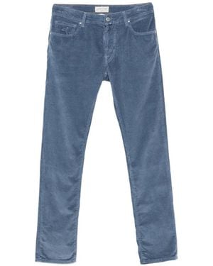 Jacob Cohen Bard Slim-Fit Corduroy Pants - Blue