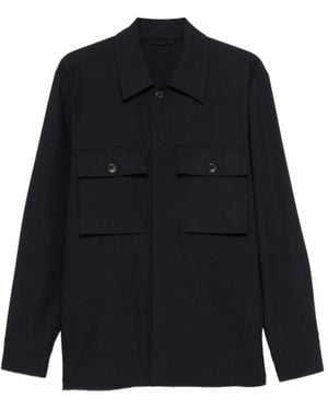 Paul Smith Geknöpfte Hemdjacke - Blau
