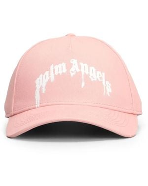 Palm Angels Logo-Print Baseball Cap - Pink