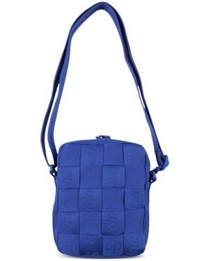 Supreme Woven Shoulder Bag - Blue