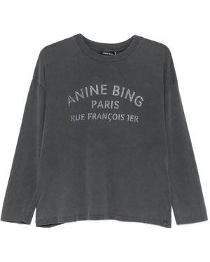 Anine Bing Ivan T-Shirt - Black