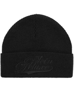 Philipp Plein Embroidered Beanie - Black