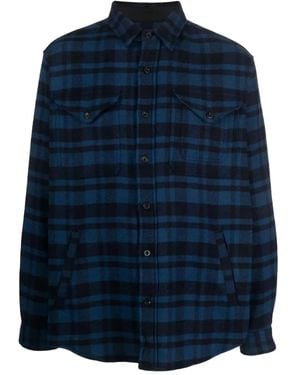 Polo Ralph Lauren Checked Long-Sleeved Shirt - Blue