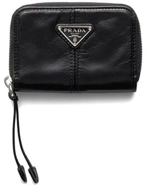 Prada Leather Wallet - Black