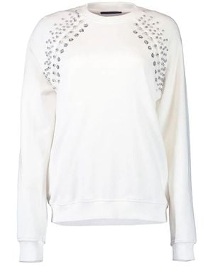 Le Superbe Crystal-Embellished Sweatshirt - White