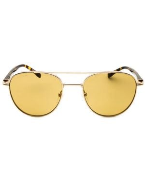 Lacoste Round-Frame Sunglasses - Metallic