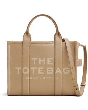 Marc Jacobs Medium Leather Tote Handbag - Natural