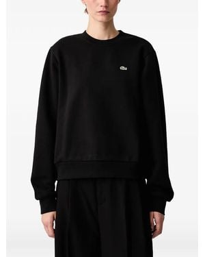Lacoste Crew-Neck Sweatshirt - Black