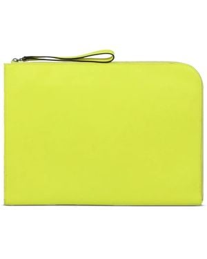 Valextra Bolso De Mano Con Cremallera - Amarillo