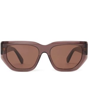 Stella McCartney Geometric-Frame Sunglasses - Pink