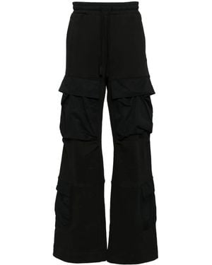 Entire studios Utility Fleece-Lined Track Trousers - Black