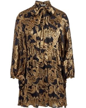 Alice + Olivia Robe Opal À Coupe Courte - Neutre