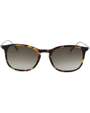 Ferragamo Eyewear Square-Frame Sunglasses - Gray