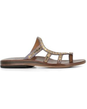 Calleen Cordero Cruz N Sandal Stud-Embellished Sandals - White