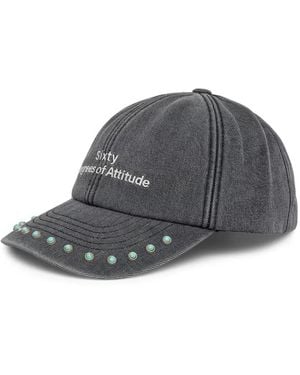 Miss Sixty Baseballkappe Mit Nieten - Grau