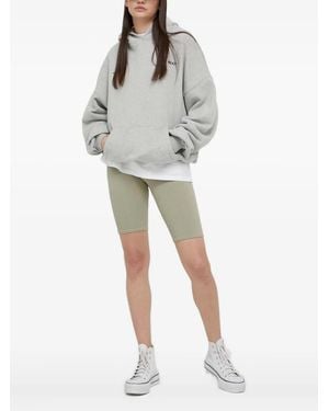 »preach« Sudadera Con Capucha Y Logo Bordado - Gris