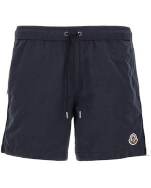 Moncler Bañador Crochet Insert - Azul