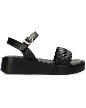 Mexx Braided Platform Sandals - Black