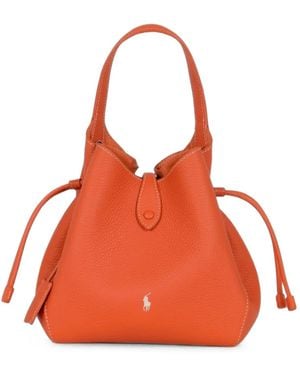 Polo Ralph Lauren Small Polo Play Shoulder Bag - Orange