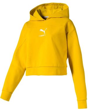 PUMA Nu-Tility Hooded Top - Yellow