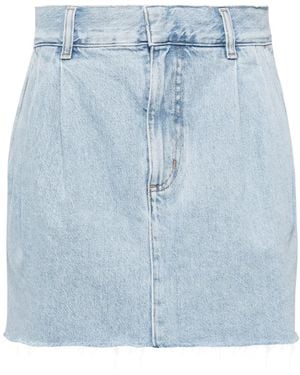 Agolde Becker Denim Mini Skirt - Blue
