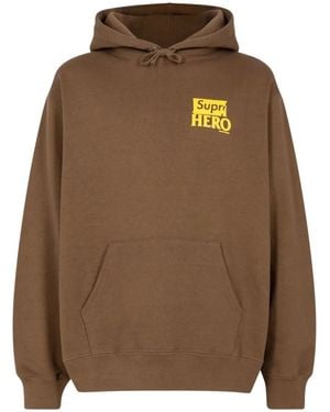 Supreme Antihero Drawstring Hoodie - Brown