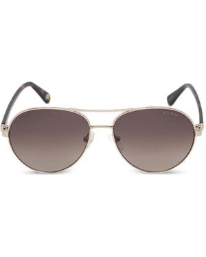 GUESS EYEWEAR Pilot-Frame Sunglasses - Metallic