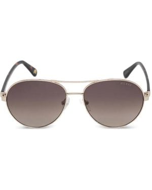 GUESS EYEWEAR Pilot-Frame Sunglasses - Metallic
