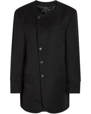 Better Offset-Fastening Round-Neck Dress - Black