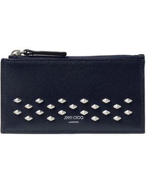 Jimmy Choo Eris ファスナー財布 - ブルー
