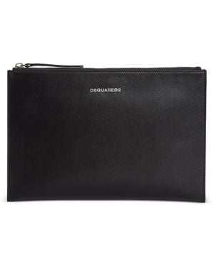 DSquared² Leather Wallet - Black