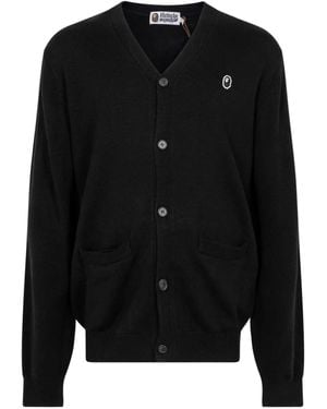 A Bathing Ape X Kid Cudi Cardigan - Schwarz