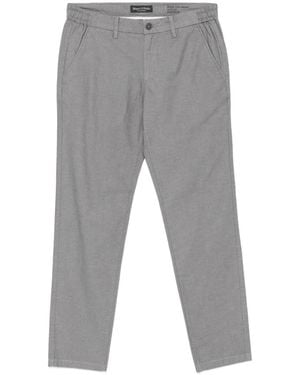 Marc O' Polo Stig Textured Trousers - Grey