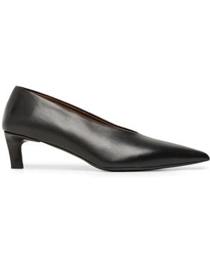 Marsèll Acuelo Heeled Leather Court Shoes - Brown