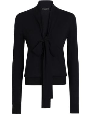 Dolce & Gabbana Pull En Laine Vierge - Black