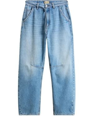 Woolrich Jeans mit Gürtel - Blau