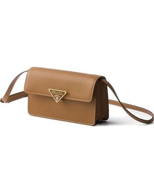 Prada Saffiano Leather Mini-bag - ブラウン