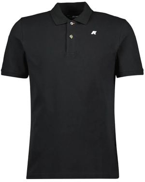 K-Way Polo Con Due Bottoni - Nero