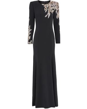 Jenny Packham Honour Sequin-Embellished Maxi Dress - Black