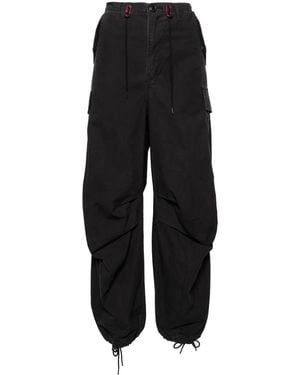 R13 Balloon Army Cargo Trousers - Black