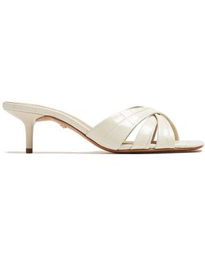 SCHUTZ SHOES 60Mm Keeka Sandals - Natural