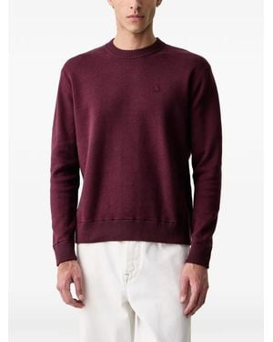 Benetton Logo-Embroidered Crew-Neck Jumper